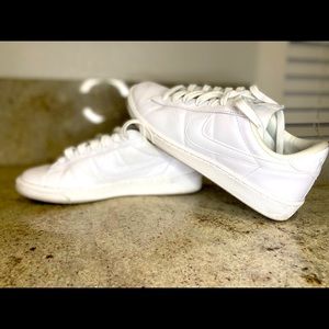 Nike white tennis shoes. Worn twice.